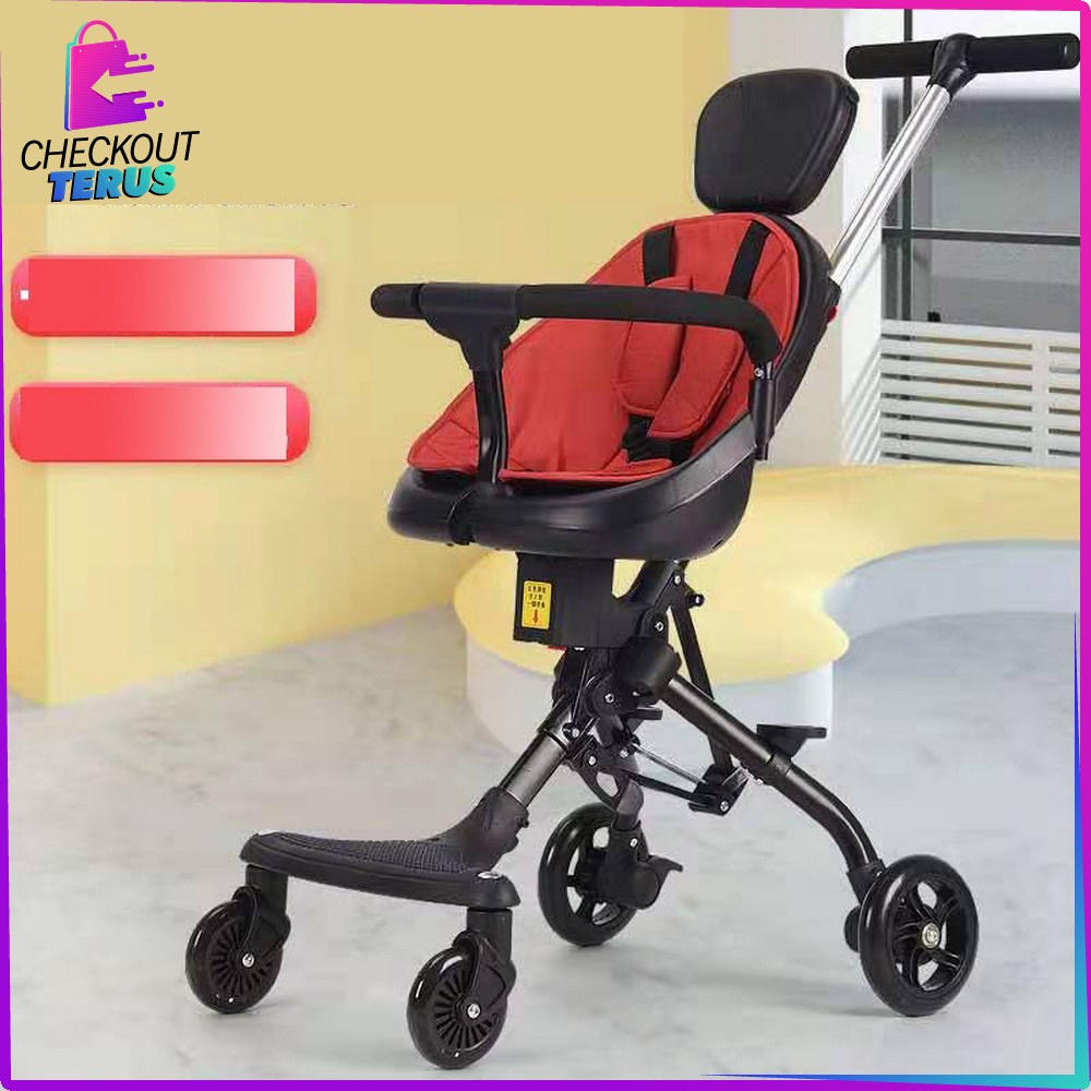CT C228 Magic Stroller Bayi Roda 4 Impor Kereta Dorong Bayi Stroler Kereta Anak Bayi Praktis Untuk Berpergian