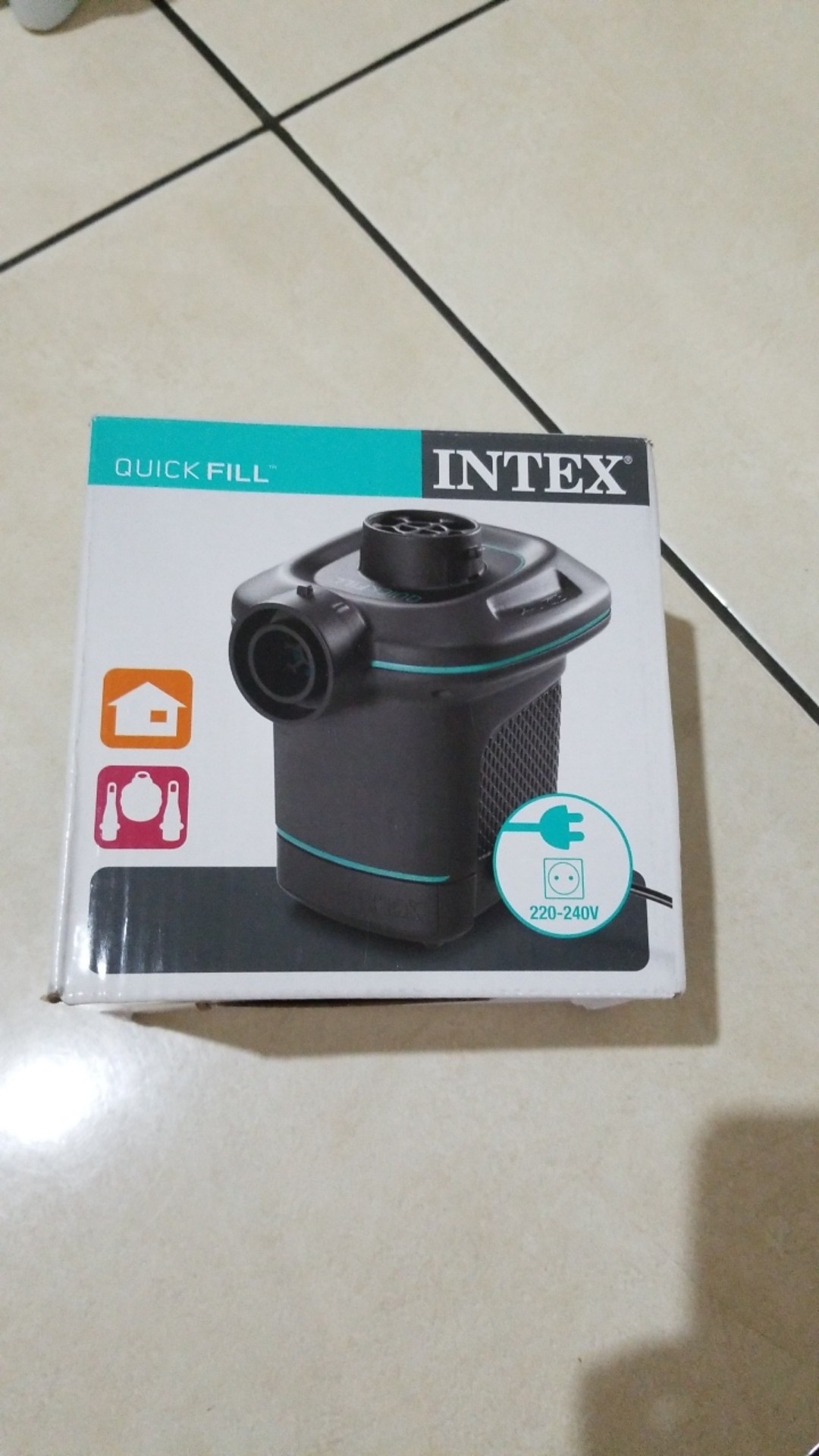 Pompa Angin Listrik Intex 66640  / Quick Fill Ac Electric Pump Original