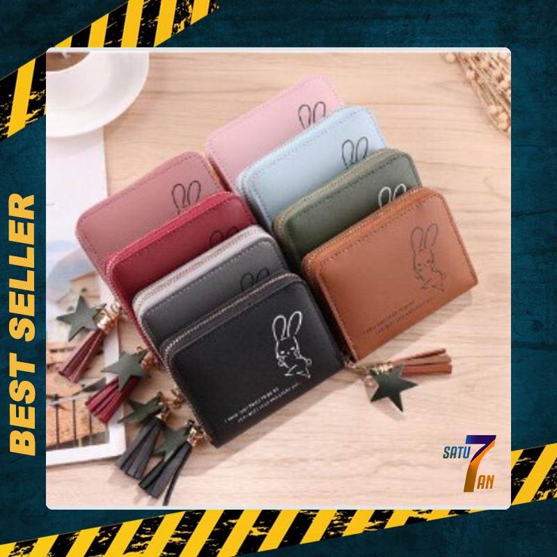 Satu7an D32 DOMPET KOIN LIPAT WANITA MURAH KEKINIAN DAN LUCU / DOMPET
