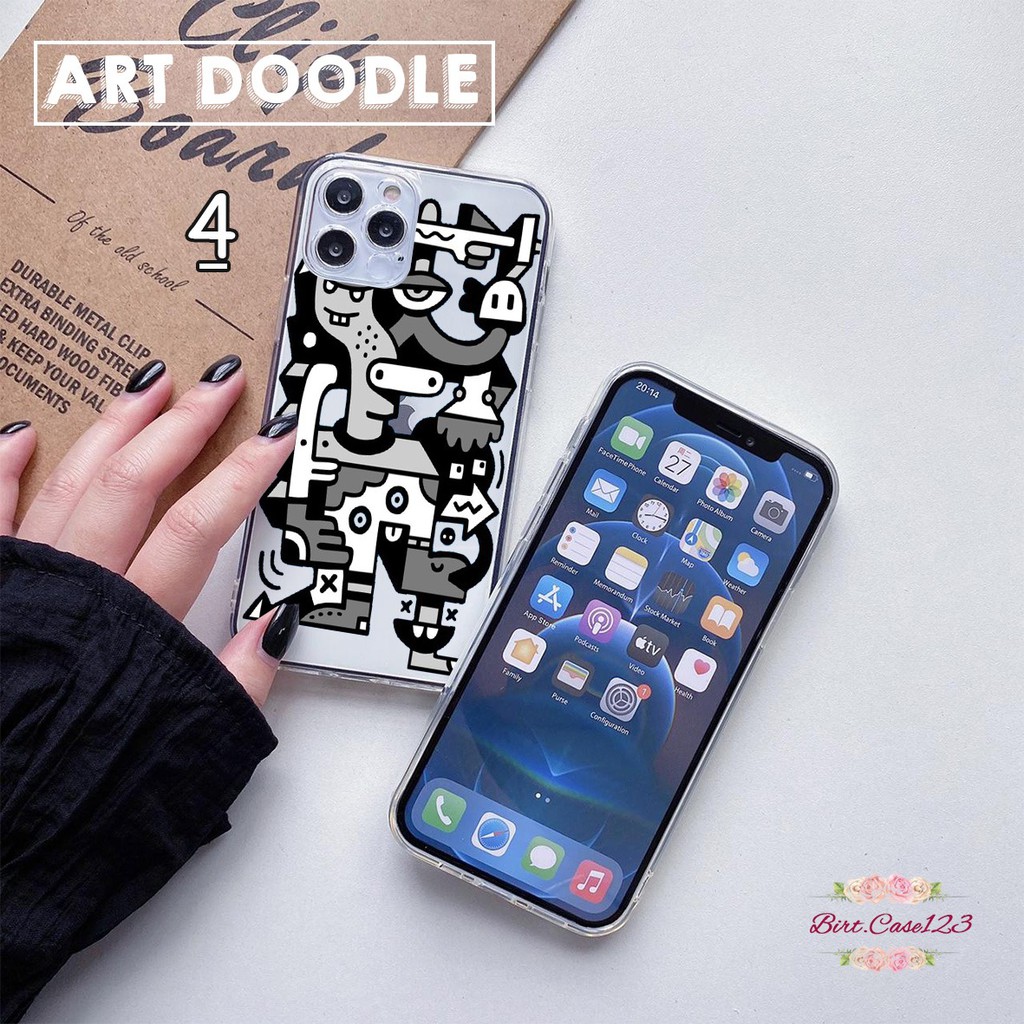 Softcase Bening ART DOODLE Samsung A20 A30 M10s A31 A32 A50 A50s A30s A51 M40s A02s BC4697