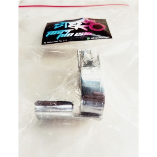 kleman knalpot scorpio chrome