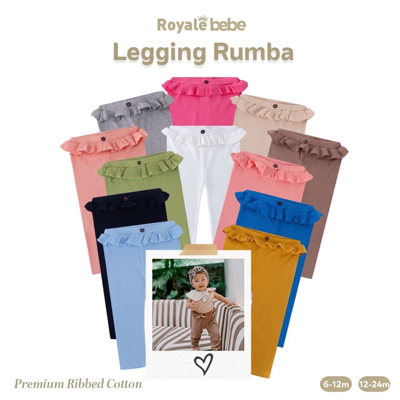 Royale Bebe Rumba Cotton Legging - Legging Bayi