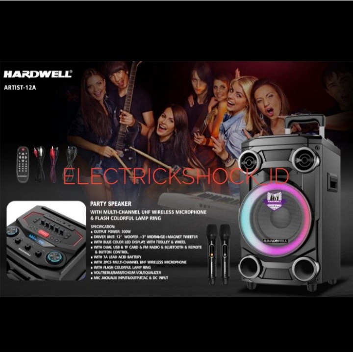 SPEAKER AKTIF HARDWELL ARTIST 12A 12 INCH ORIGINAL