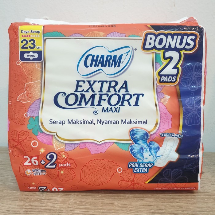 CHARM EXTRA COMFORT MAXI 23CM NW 26P