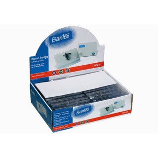 

Name Tag Peniti Transparan Bantex Landscape/terbaik