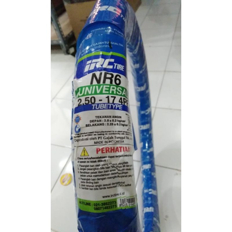 Ban luar irc inoue 250 17 nr6 nr 6 kembang tahu tubetype