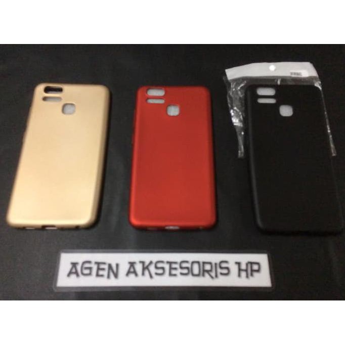 Soft Touch Zenfone Zoom S 5.5 inchi Asus ZE553KL SoftCase Anti Baret - Merah
