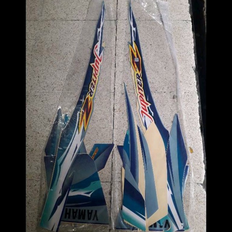 striping standar ori list stiker motor jupiter z lama tahun 2004 stiker jupiter z 2004