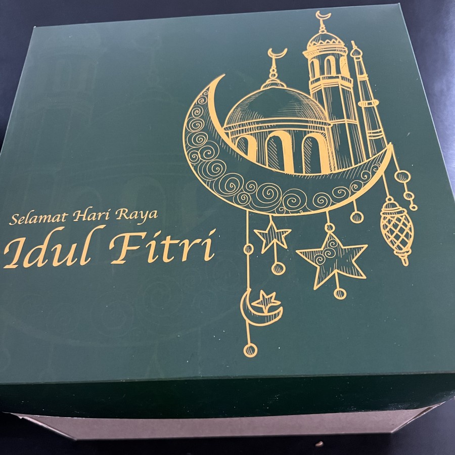 

Dus Kue Lebaran Cake Box Hampers Hari Raya Idul Fitri Dus Pudding Lebaran Box Kue Tart Ukuran 25x25 cm CBIF05