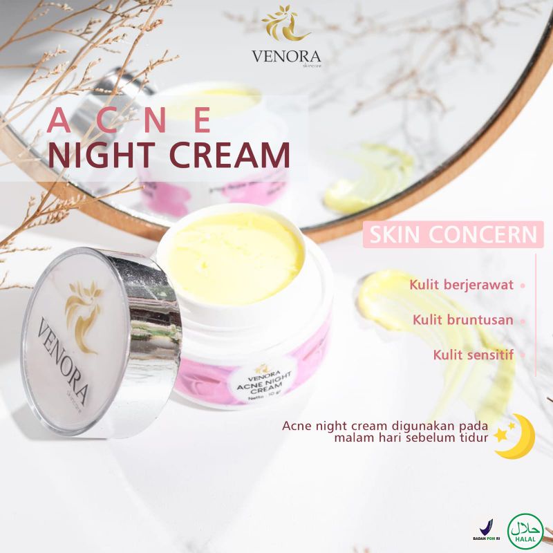 Acne Night Cream / Night Acne Venora skincare