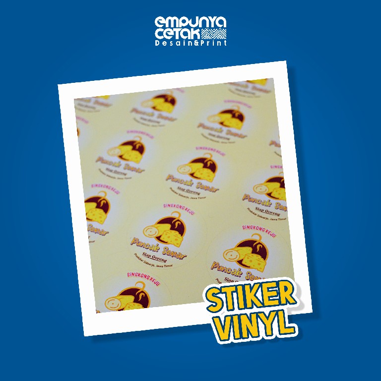 

CETAK STIKER VINYL A3+ MURAH