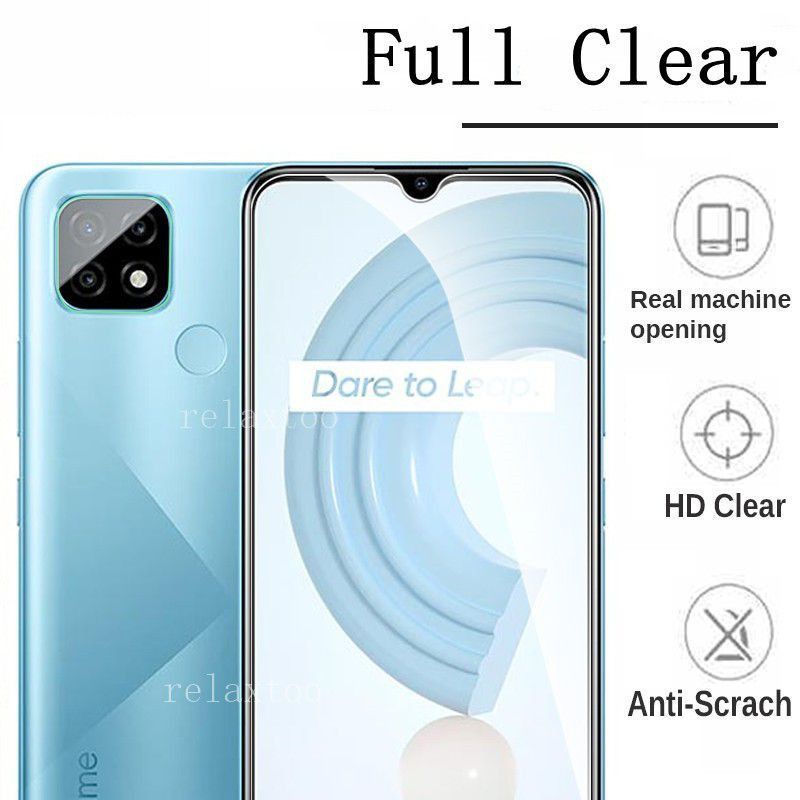 Tempered Glass Realme C21/C25 New Full Screen Premium Protector Quality