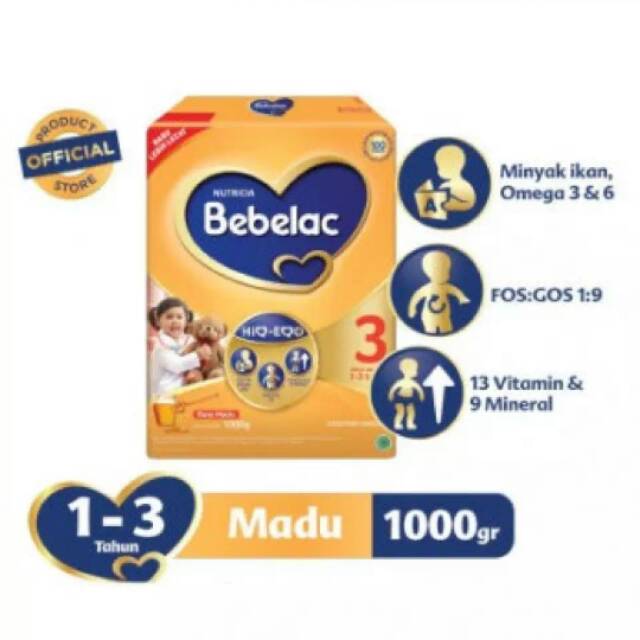 Bebelac 3 rasa madu 1000gr