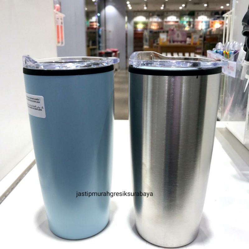 SOLID COLOR TUMBLER FOR CAR 500ML TUMBLER MINISO VACUUM MUG MINISO BOTOL MINISO