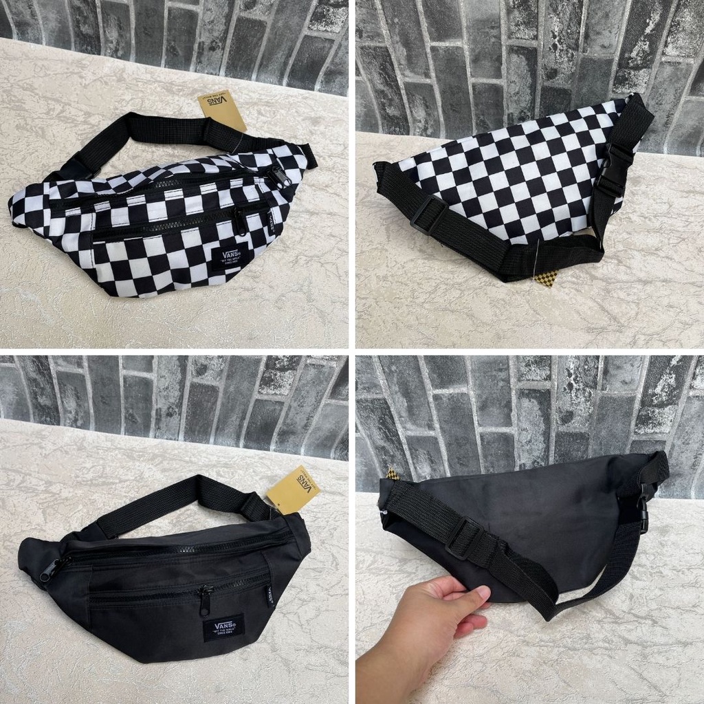 Waistbag Vans Checkerboard / Tas Selempang Tas Pinggang