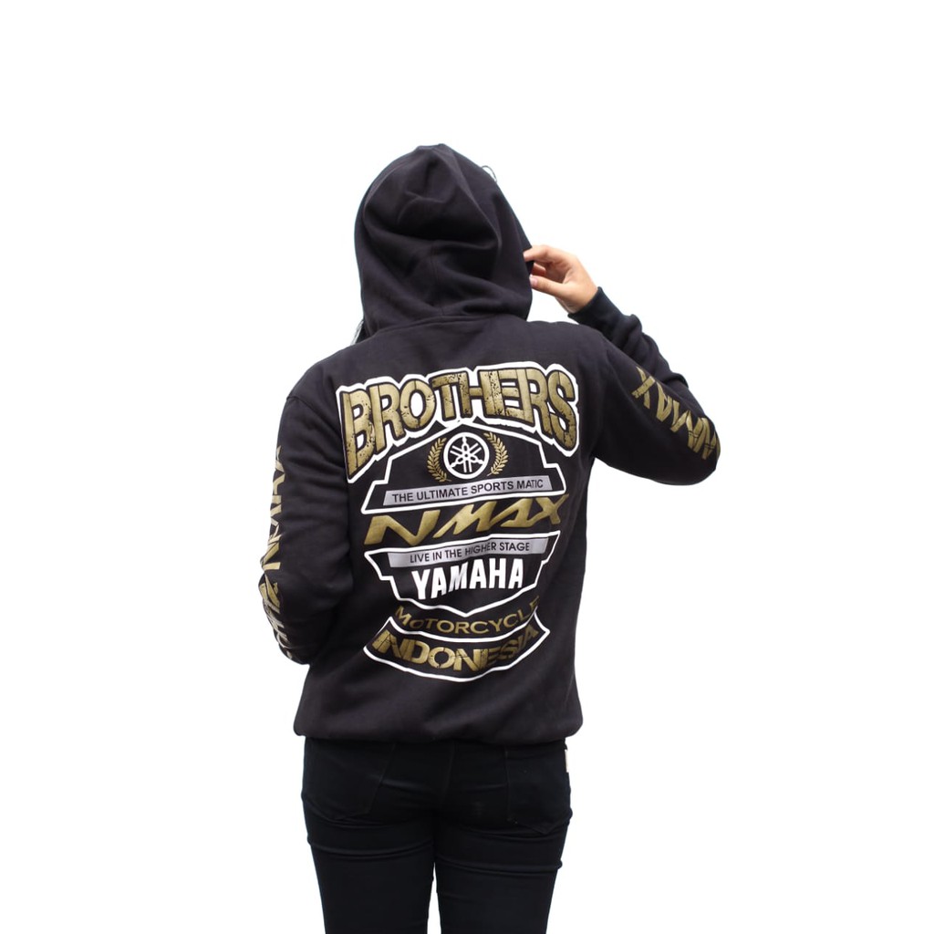 Sweater Yamaha NMAX Zipper NMAX Hoodie Yamaha NMAX Jacket Touring Yamaha NMAX Distro Baju Bikers 001