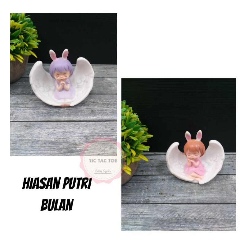 Cake Topper Putri Bulan / Cake Topper