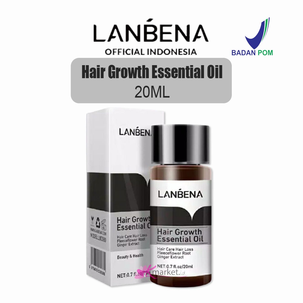 [BPOM] LANBENA Hair Growth Essential Oil - Mencegah Kerontokan (20 ml)