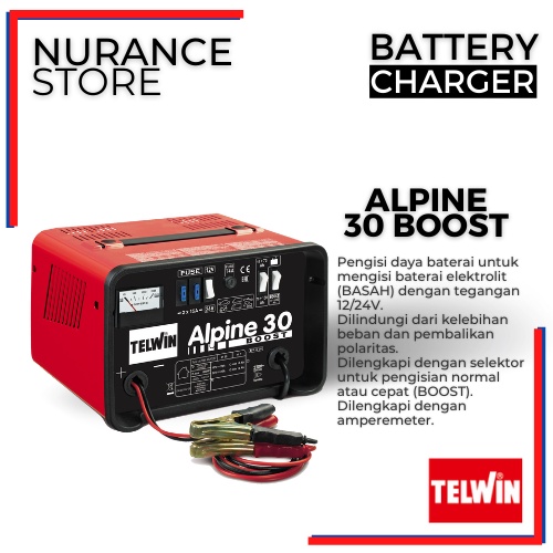 BATTERY CHARGER TELWIN ALPINE 30 BOOST