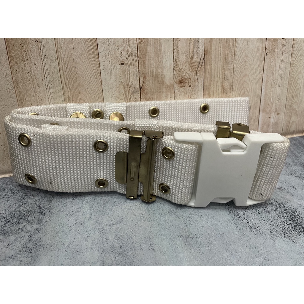 Kopel Commando Putih - Kopel Nylon - Ikat Pinggang Putih - Sabuk Commando Putih