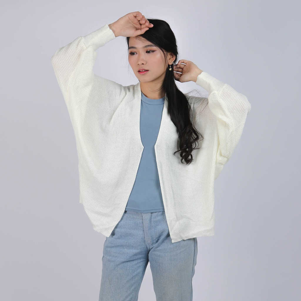 Cardigan Rajut Batwing Wanita | pakaian betwing wanita | CARDIGAN BATWING Kardigan Rajut | OVERSIZE B