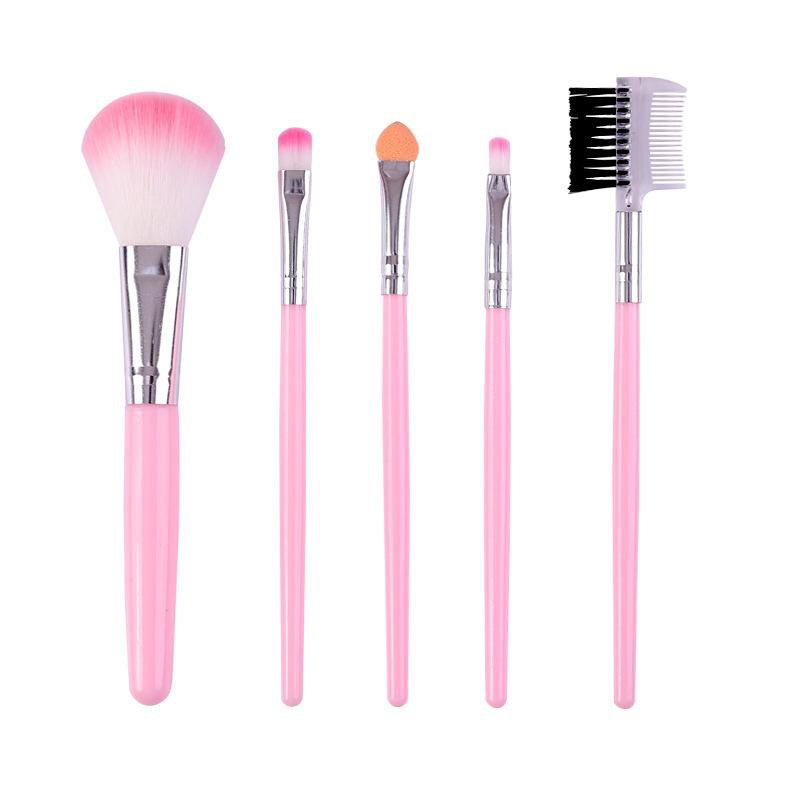 BRUSH MAKE UP SET ISI 5 PCS/ MAKE UP BRUSH/ KUAS MAKE UP PER SET ISI 5 PCS