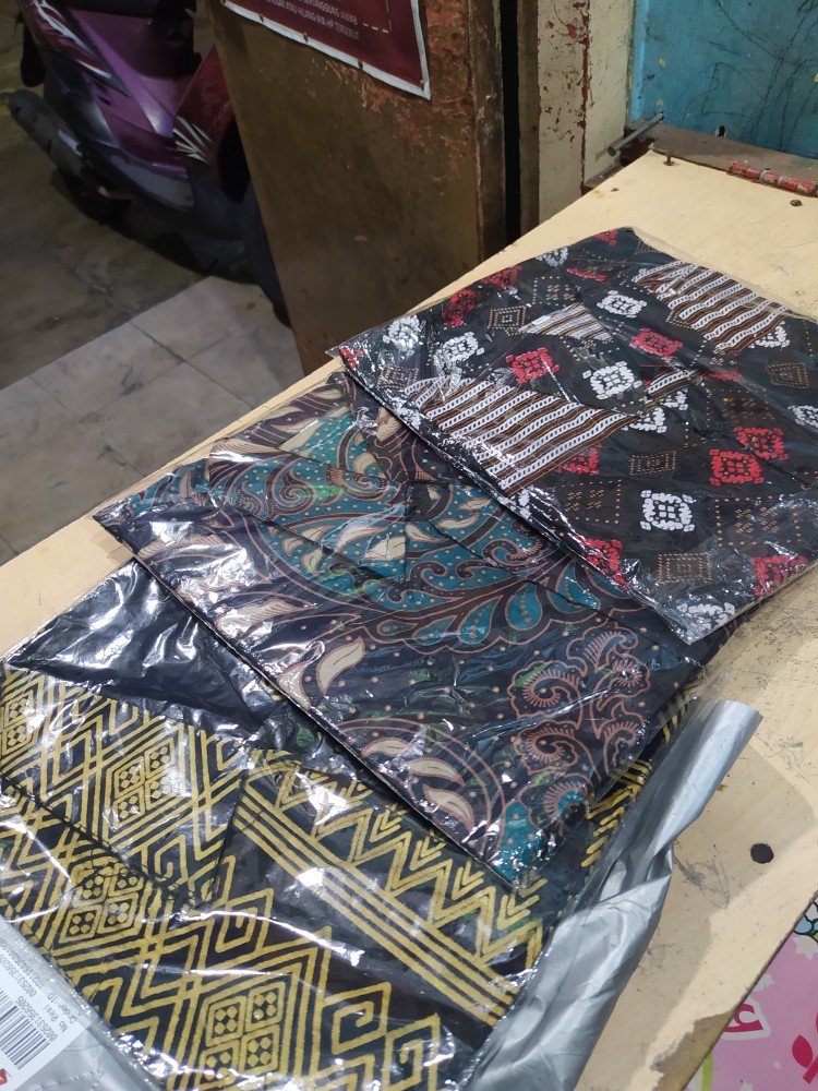 Nailo Batik Hrb023 Kenongo Kemeja Tosca Pendek Pekalongan Padi M L Xl Sogan Tulis Halus Kemeja Batik