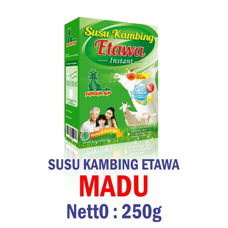 

(Madu) Susu Kambing ETAWA Bubuk Murni NAGA SP Obat Asma TBC dan Paru Ampuh
