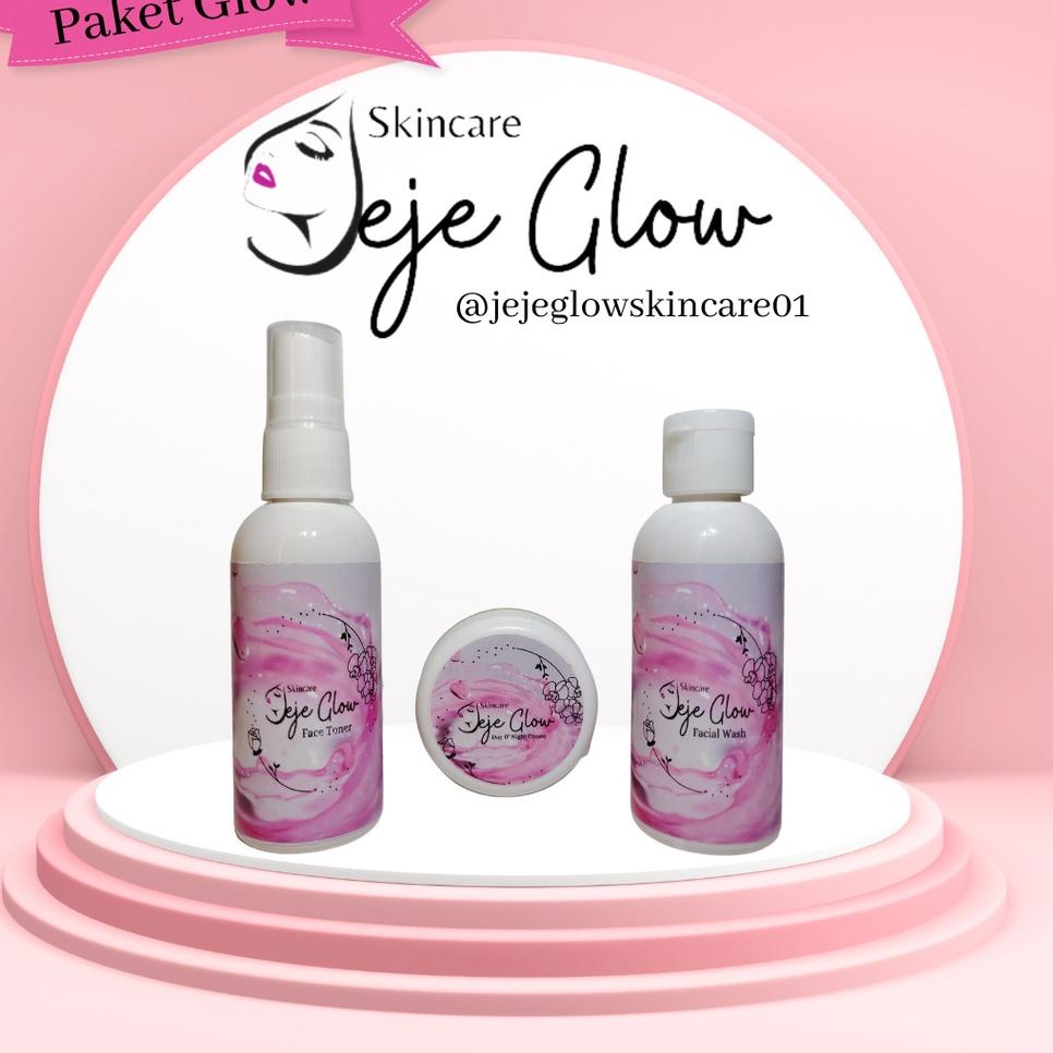 njsj668 Jeje Glow Skincare Original Paket Glowing Kecantikan Semua Kulit Wajah Produk Ori
