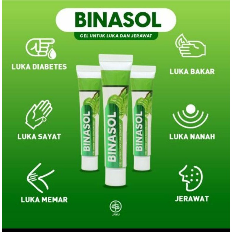 Binasol Gel - Obat Penghilang Jerawat Obat Luka