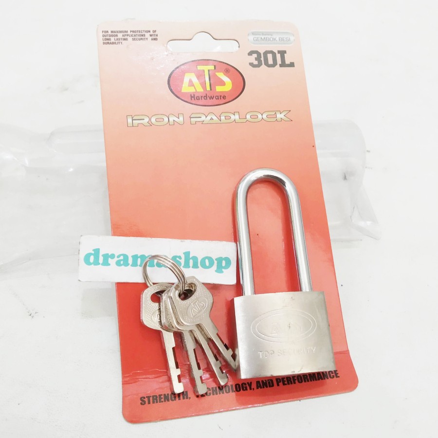 Gembok Besi ATS 30mm Panjang Iron Padlock 30 mm L