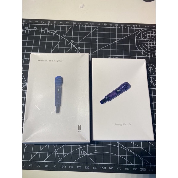 HYBE BTS Mic badge jungkook no postcard