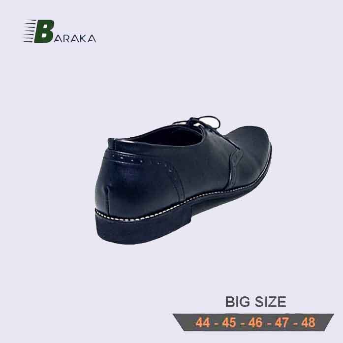 Sepatu Pantofel Pria Big Size 44 45 46 47 48  ZGB-BRX 02 Oxford Black - ORIGINAL sepatu formal cowo resmi ukuran jumbo