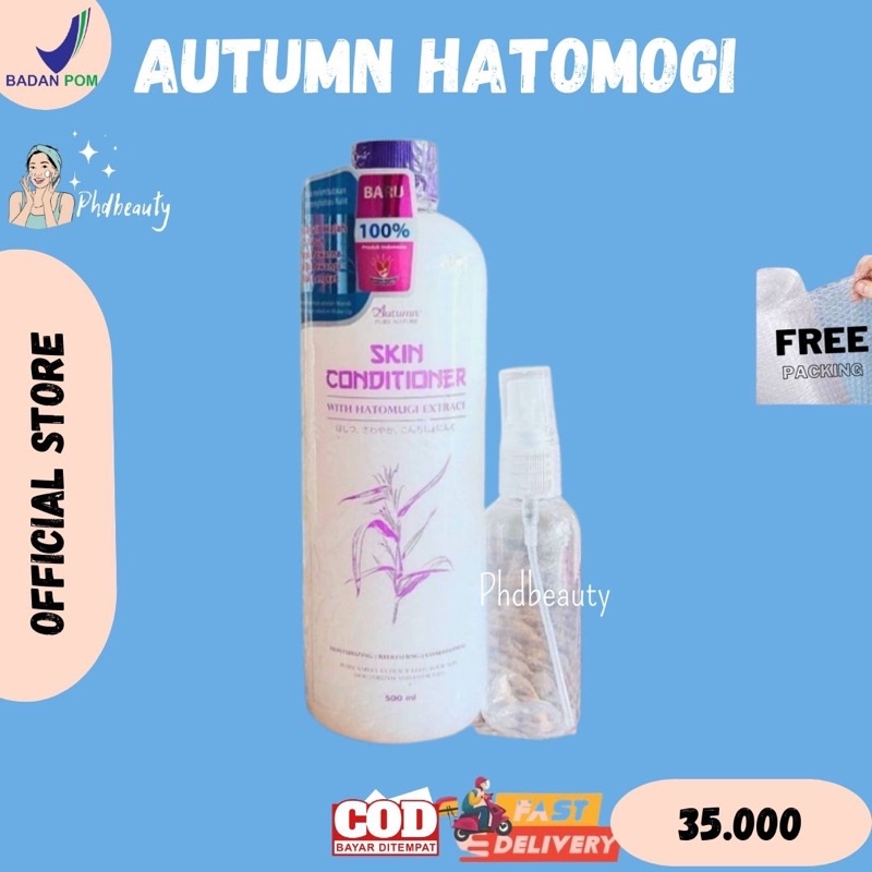 [READY STOCK] Autumn Skin Conditioner With Hatomugi Extract 500mL Original BPOM By Autumn Pure Nature