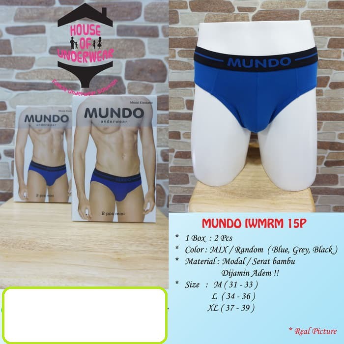 CELANA DALAM PRIA CD MUNDO IWMRM15P ISI 2