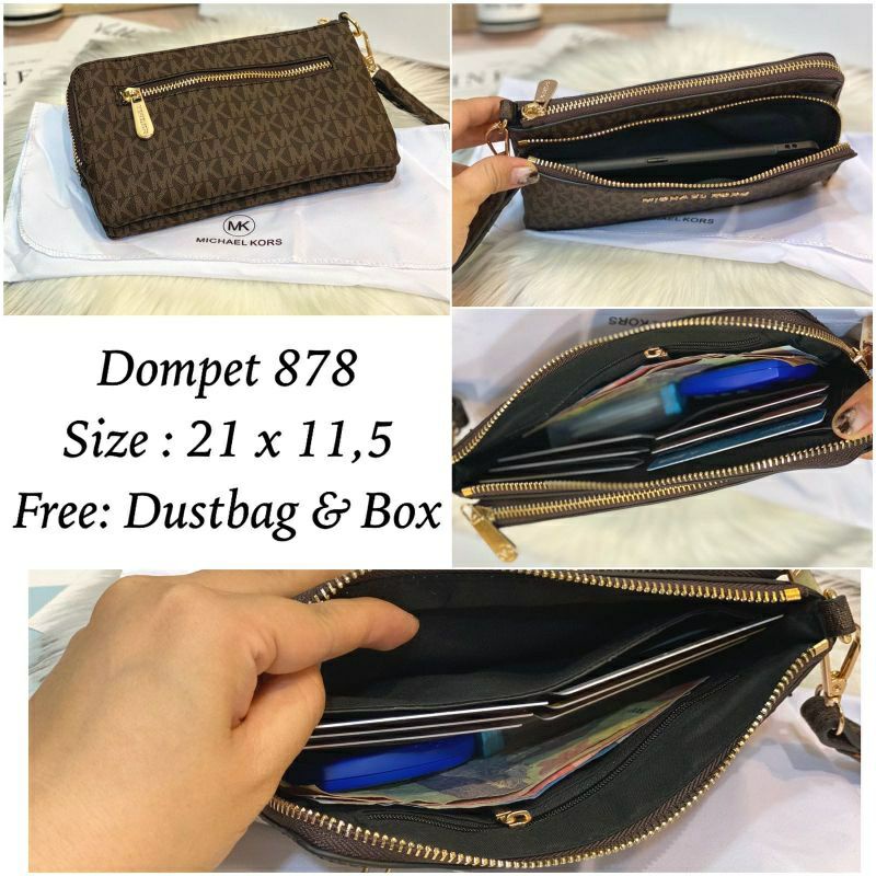 Dompet Dan Handbag Wanita Premium Kode 878 Free box