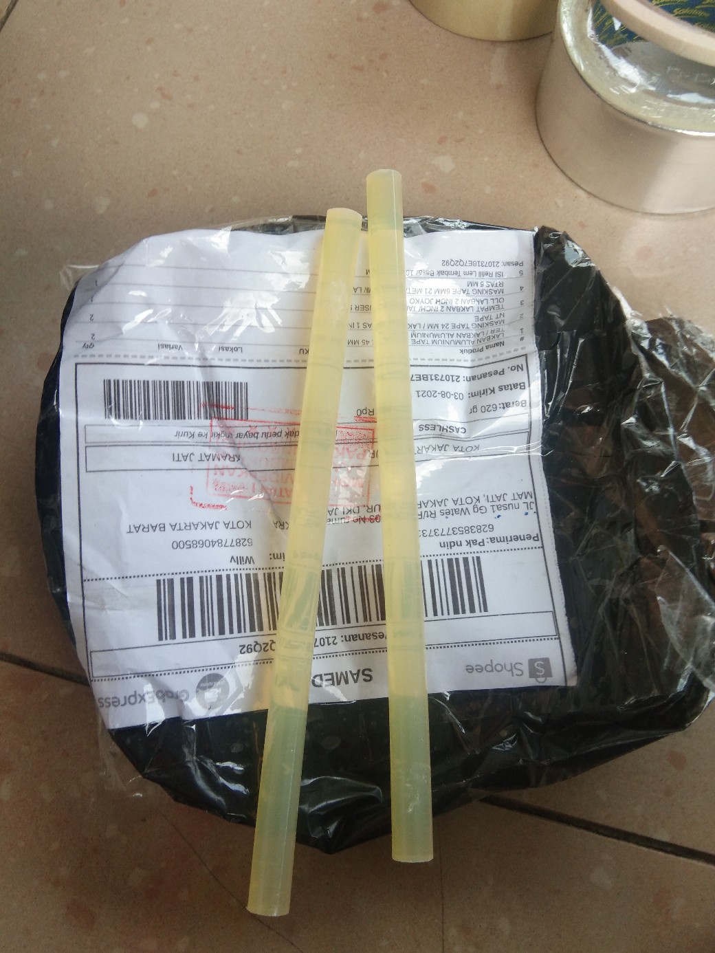 Isi Refill Lem Tembak Besar 10mm X 30cm