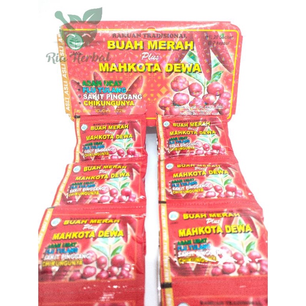 BUAH MERAH PLUS MAHKOTA DEWA KAPSUL ORIGINAL