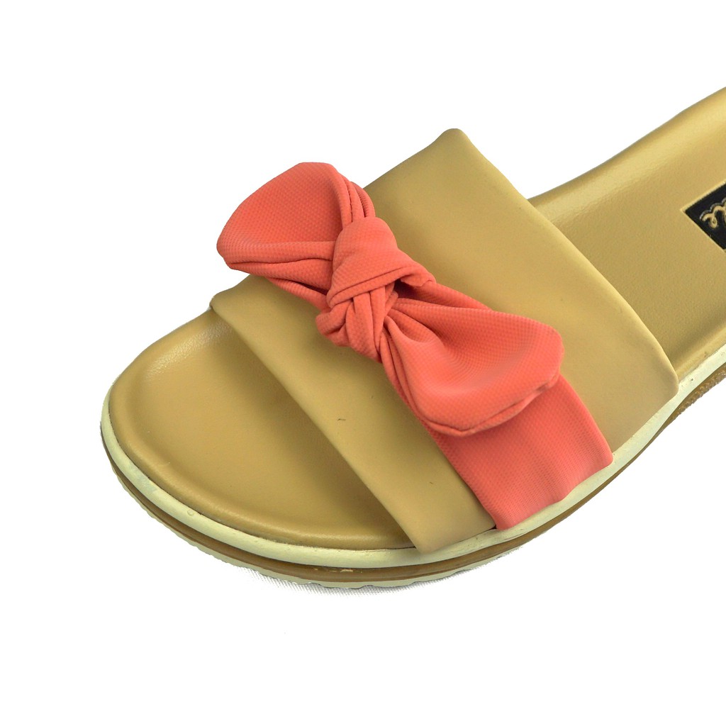 HQo Sandal Selop Wanita Terbaru Murah Ada Pita Lucu Bahan Lembut Kualitas Premium - Kode Amira