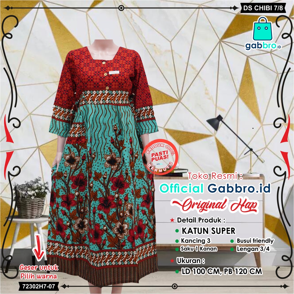 DASTER HAP LENGAN PANJANG CHIBI 7/8 ORIGINAL