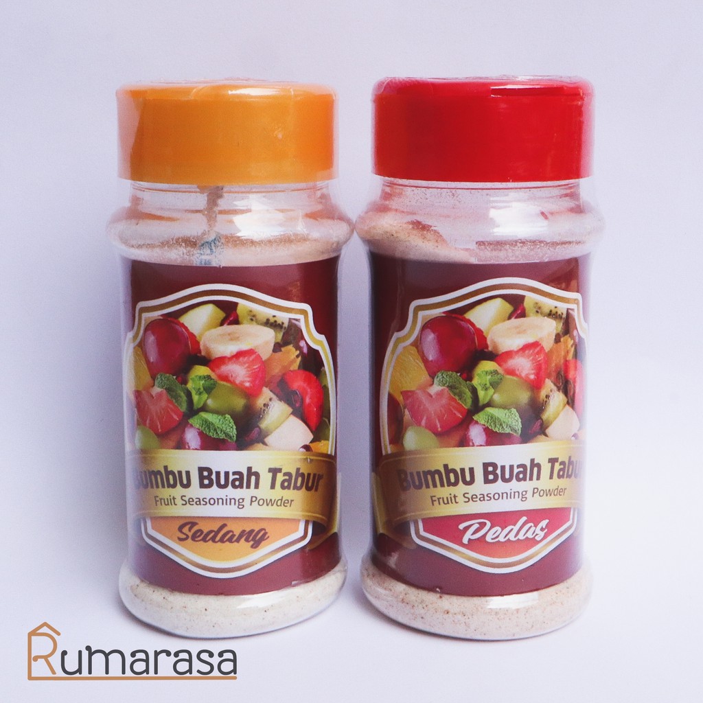 

Bumbu Rujak Buah Tabur HAESA / Garam Rujak Buah Kemasan Botol 80 gram