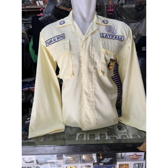 Seragam PDL Satpam Cream 2023 | Seragam PDL Satpam Terbaru -PDL Satpam DISKON