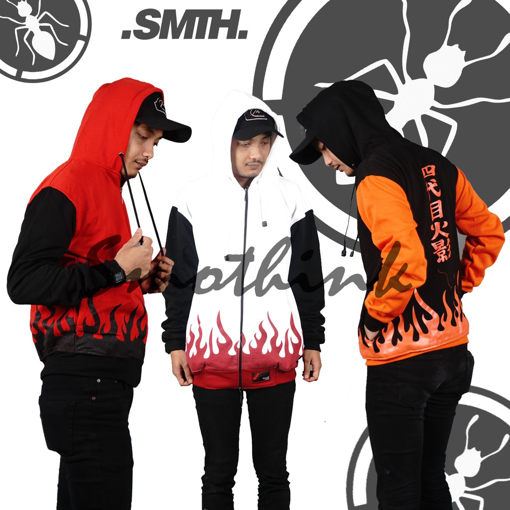 JAKET ANIME JAKET NARUTO JAKET HOKAGE JAKET ANIME HOODIE NARUTO