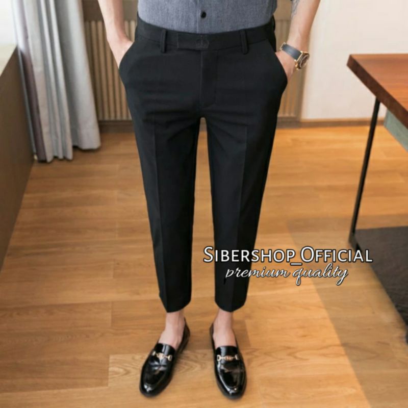 Celana Kantor Kerja Formal Bahan Dasar kain slimfit cod