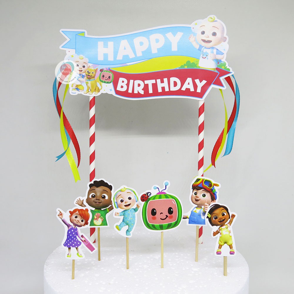 Jual Cake Topper Hiasan Kue Ulang Tahun Ultah Shopee Indonesia