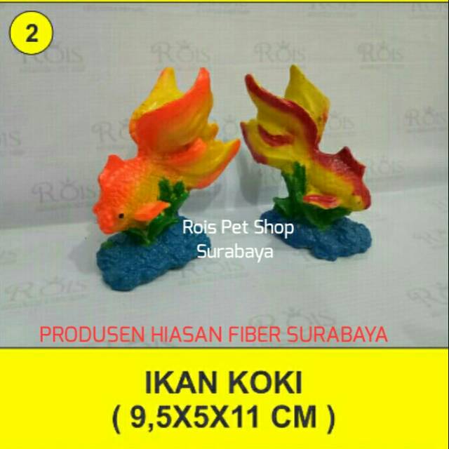 Hiasan Fiber Ikan Koki Hiasan Aquarium Shopee Indonesia