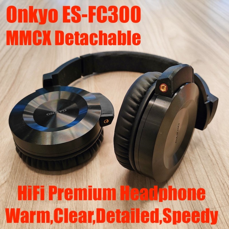 Old Stock Original ONKYO ES-FC300 HiFi Headphone With MMCX Detachable