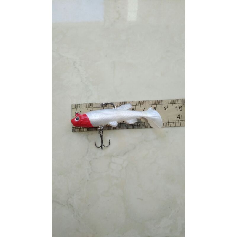 1pcs hengjia softlure bentuk ikan.
