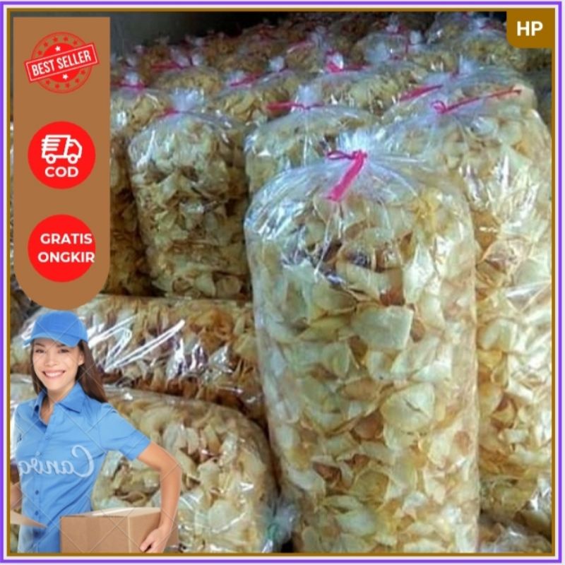 Jual Keripik Singkong Original Renyah 500gr Shopee Indonesia