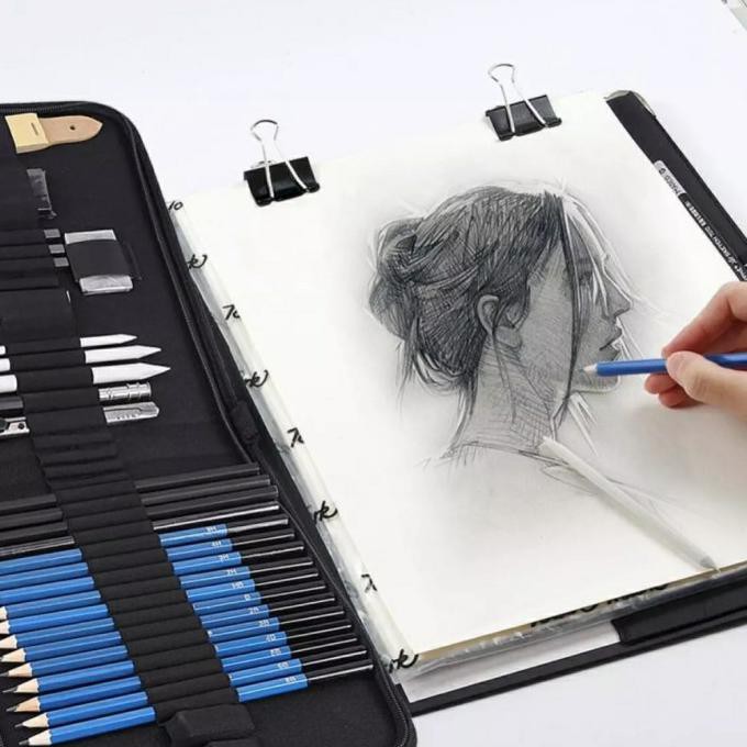 

H&B Drawing & Sketching Pencils 33 set + Free Sketch Pad